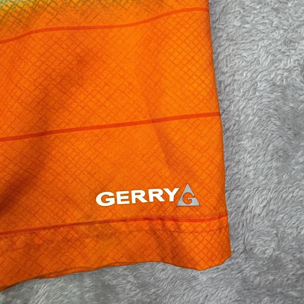 Gerry Swim Trunks Shorts Boys XL 18/20 Multi Sharks Print Lace Up Beach Wear